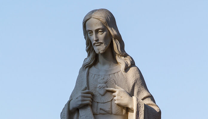 Angel statue in a cemetery