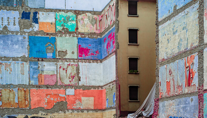 demolished building